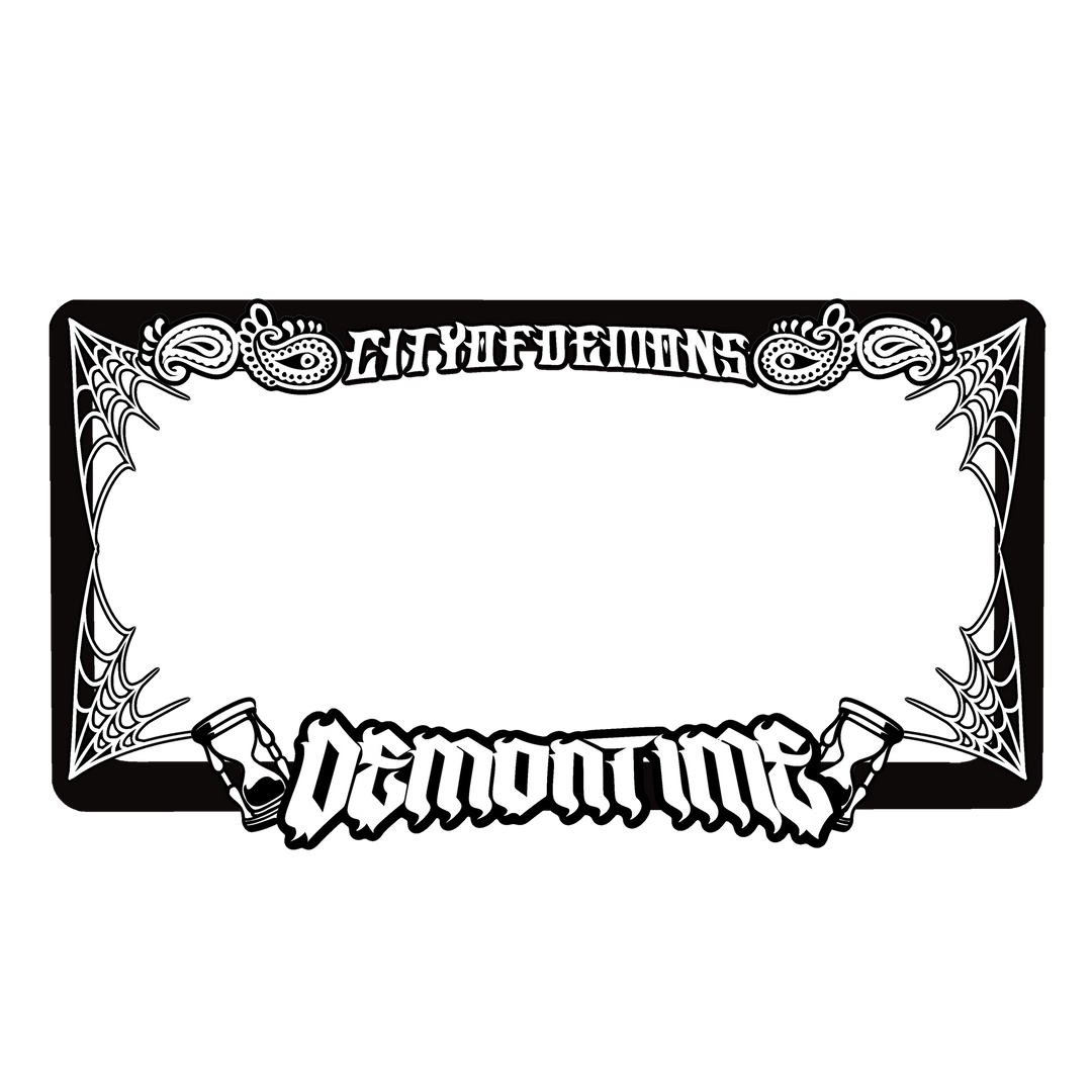Acrylic License Plate Frame V2 | Black |