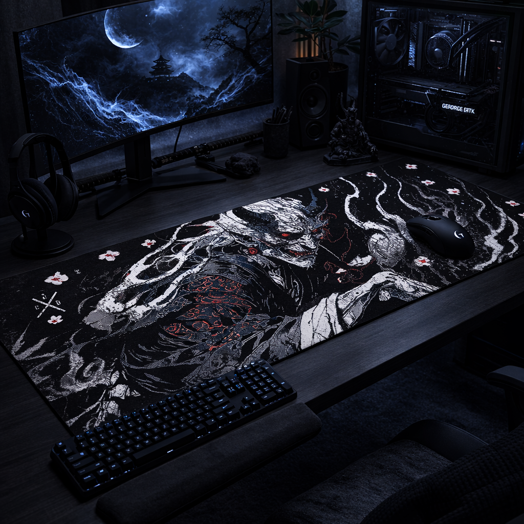 Evil Samurai Mousepad XL – City of Demons
