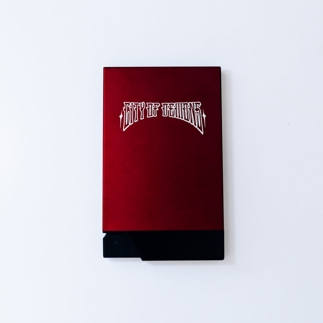 Aluminum Card Holder ( Red )