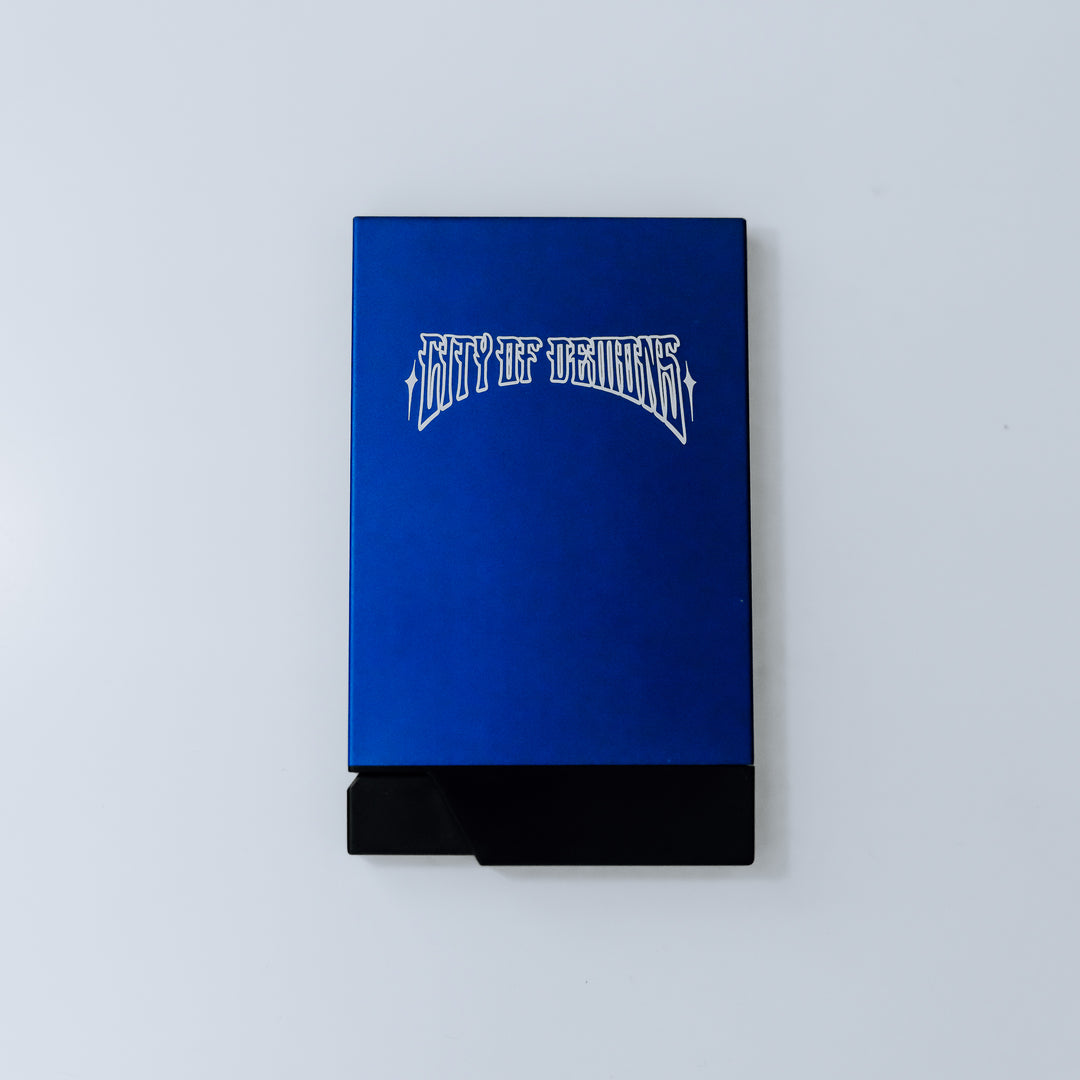 Aluminum Card Holder ( BLUE )
