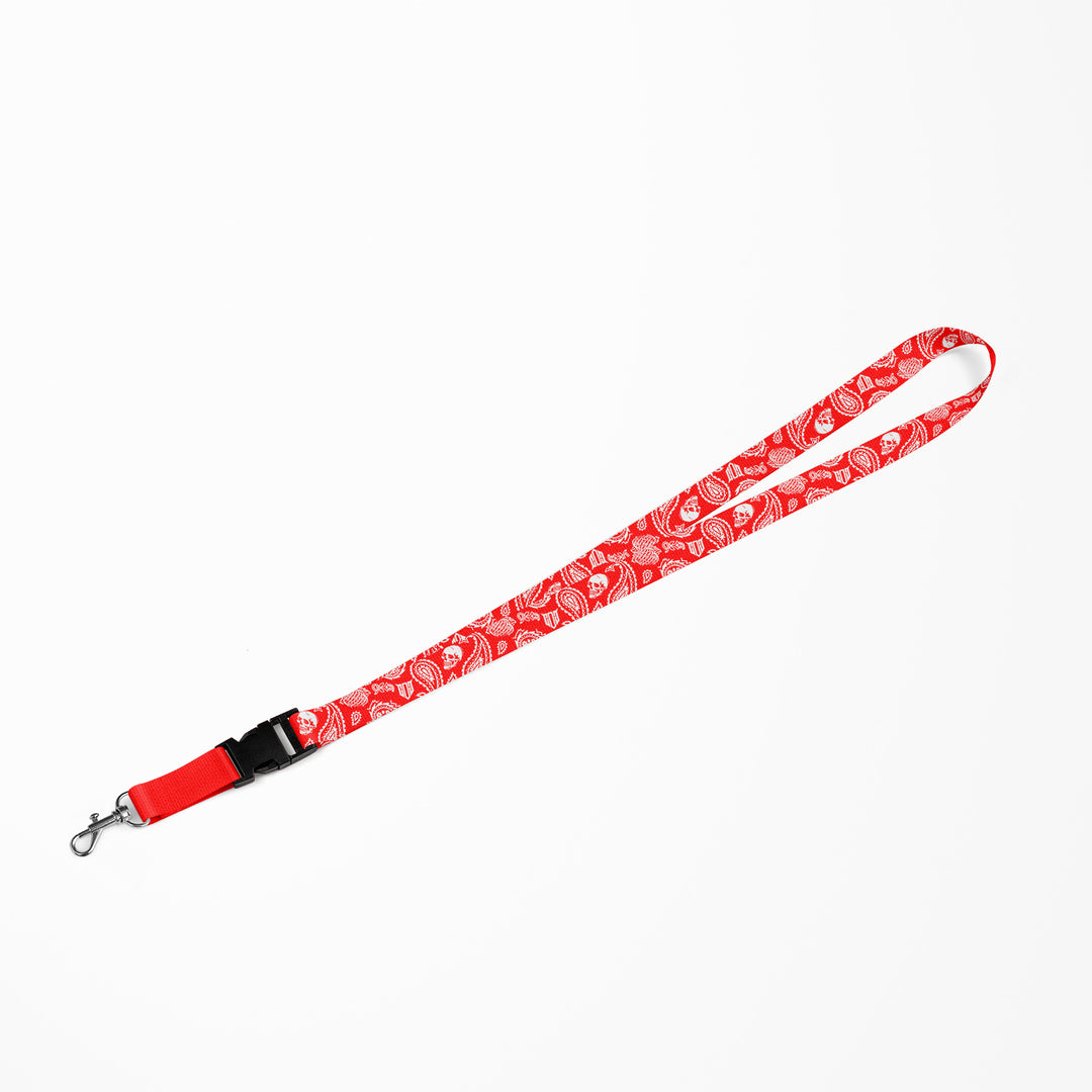 Monogram Lanyard | Red |