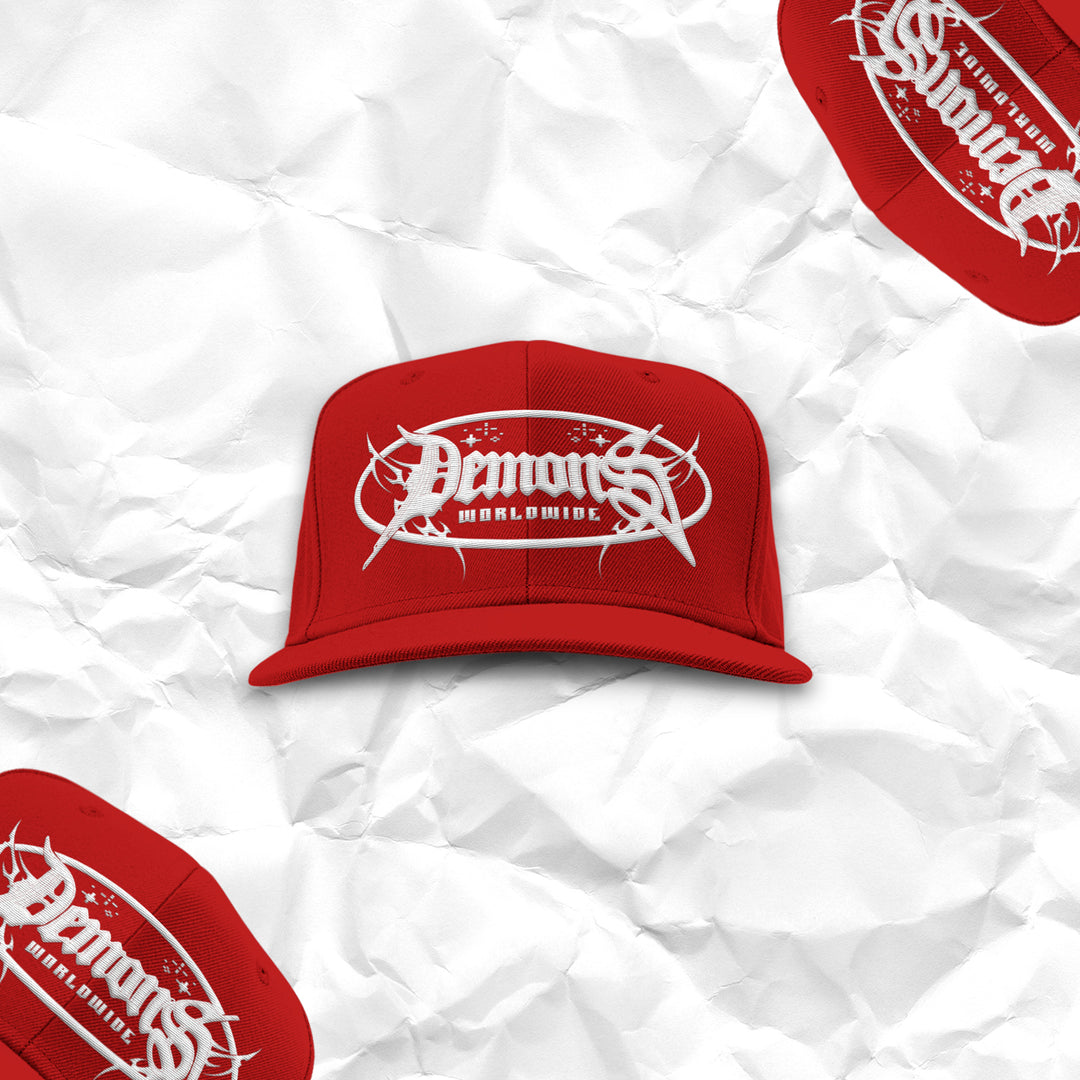 Demons Worldwide Snapback ( Red )