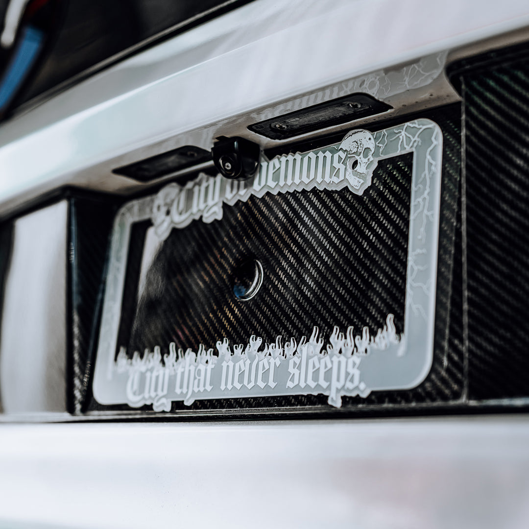 Acrylic License Plate Frame | Frost Clear |