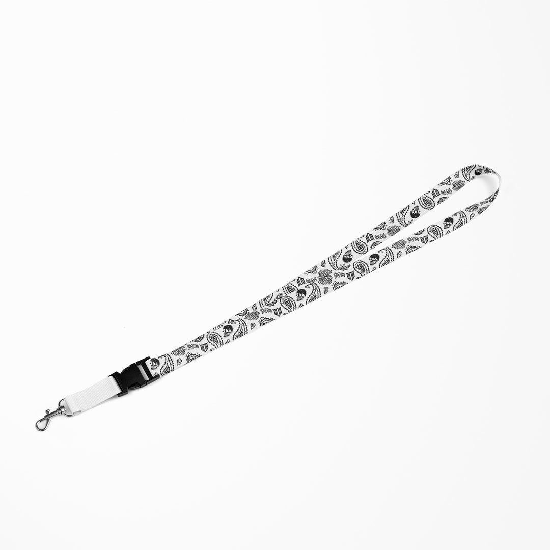 Monogram Lanyard | White |