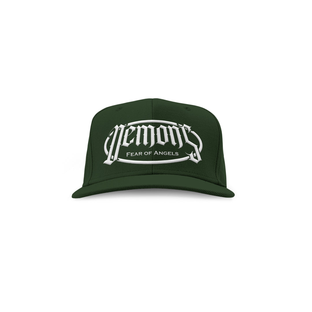 Demons V2  Snapback ( Dark Green )