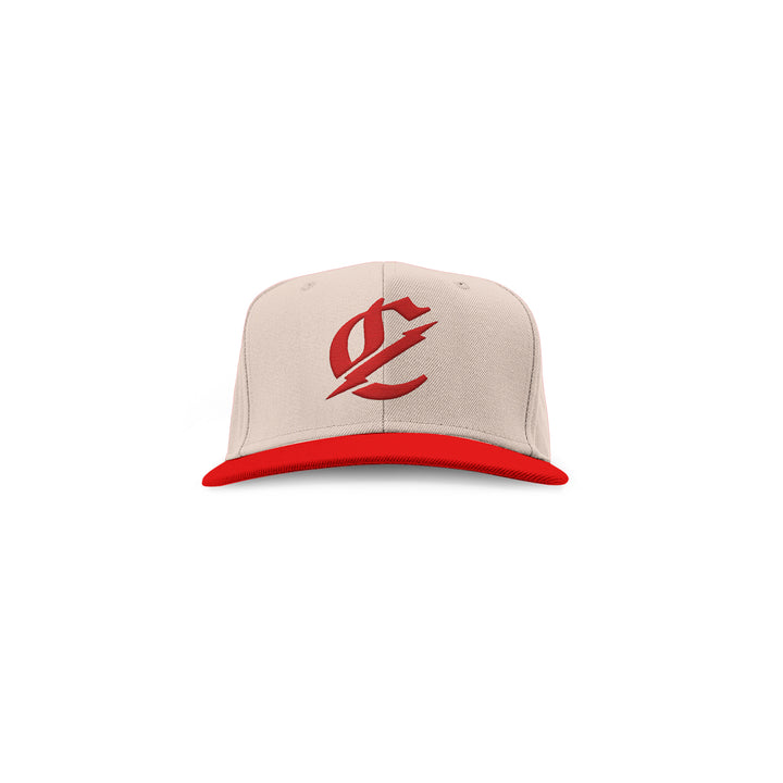 C Snapback - Red / Cream