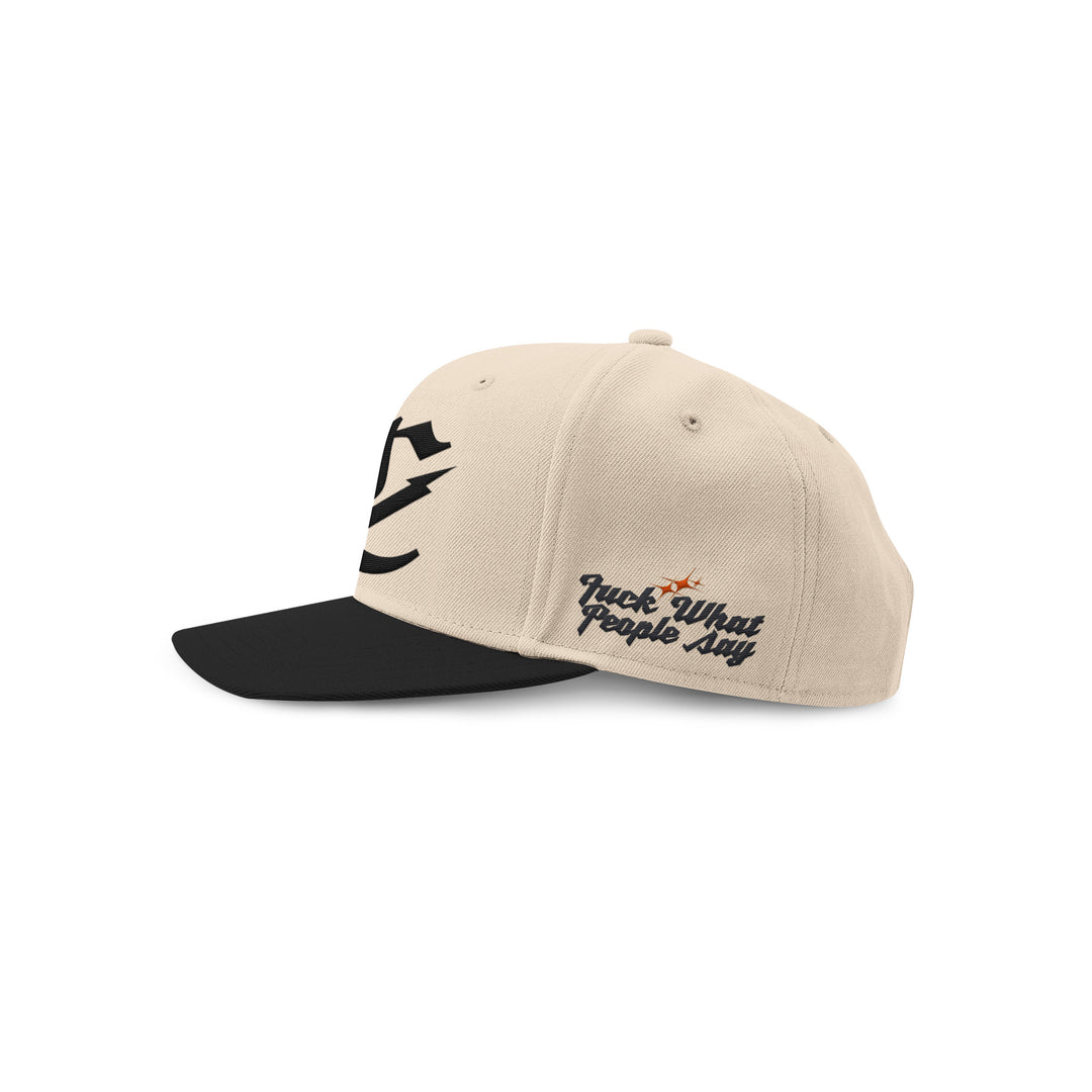 Cream / Black Snapback