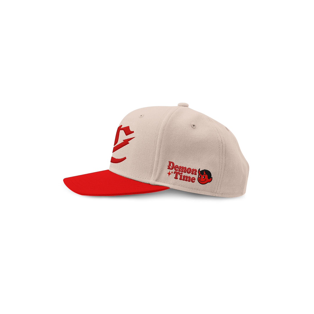 C Snapback - Red / Cream