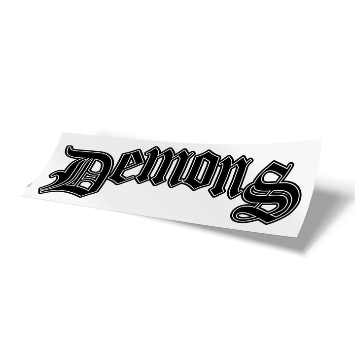 Demons Windshield Banner [ White ]