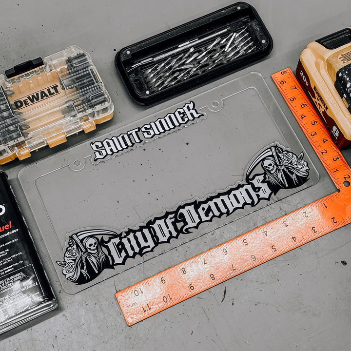 Transparent License Plate Frame