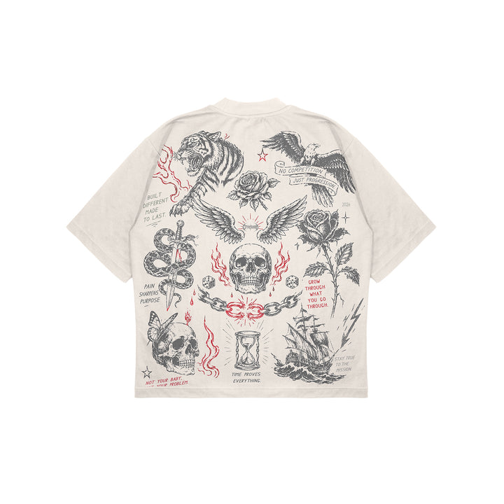 LA EVIL VS GOOD TEE ( OVERSIZED )