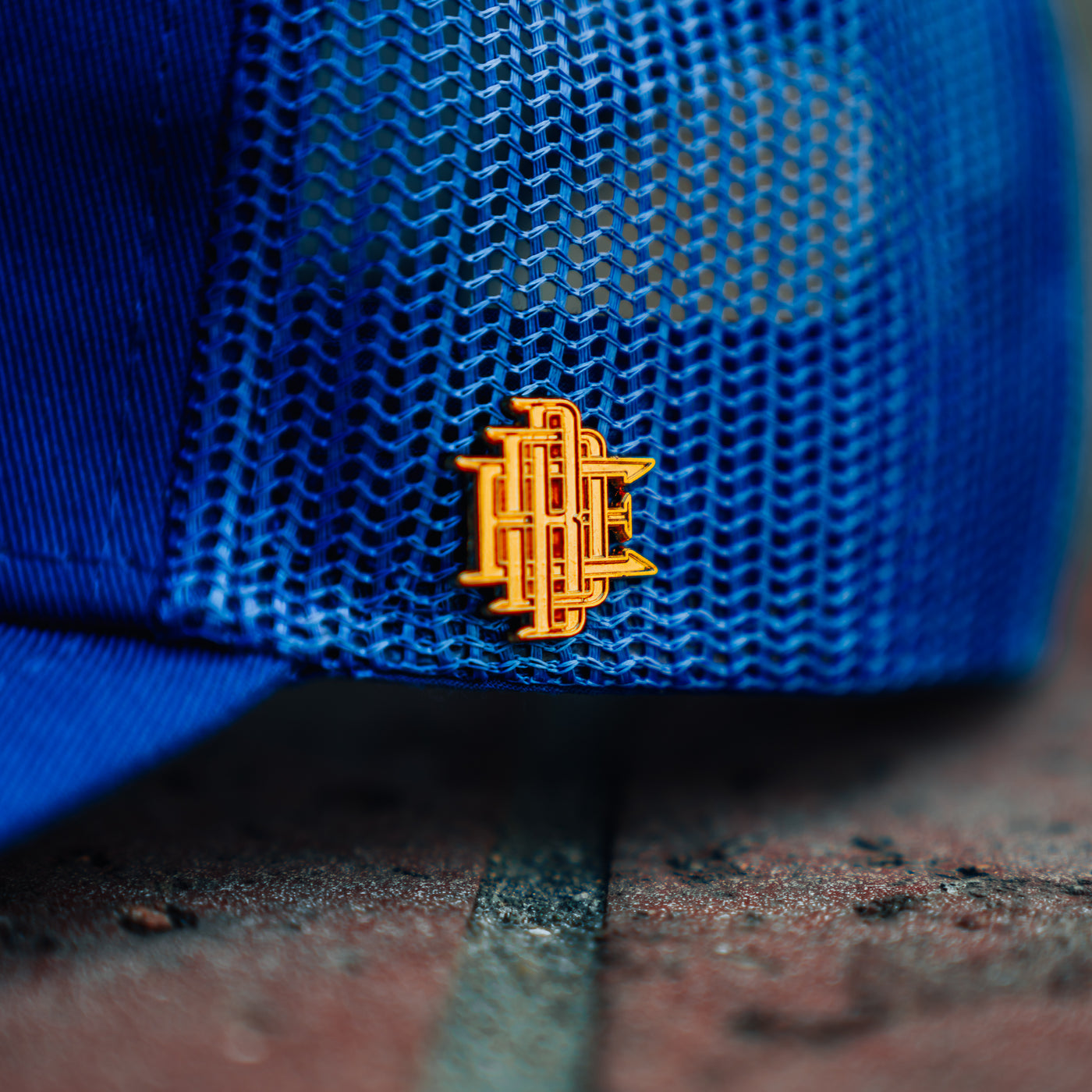 Monogram Gold Pin