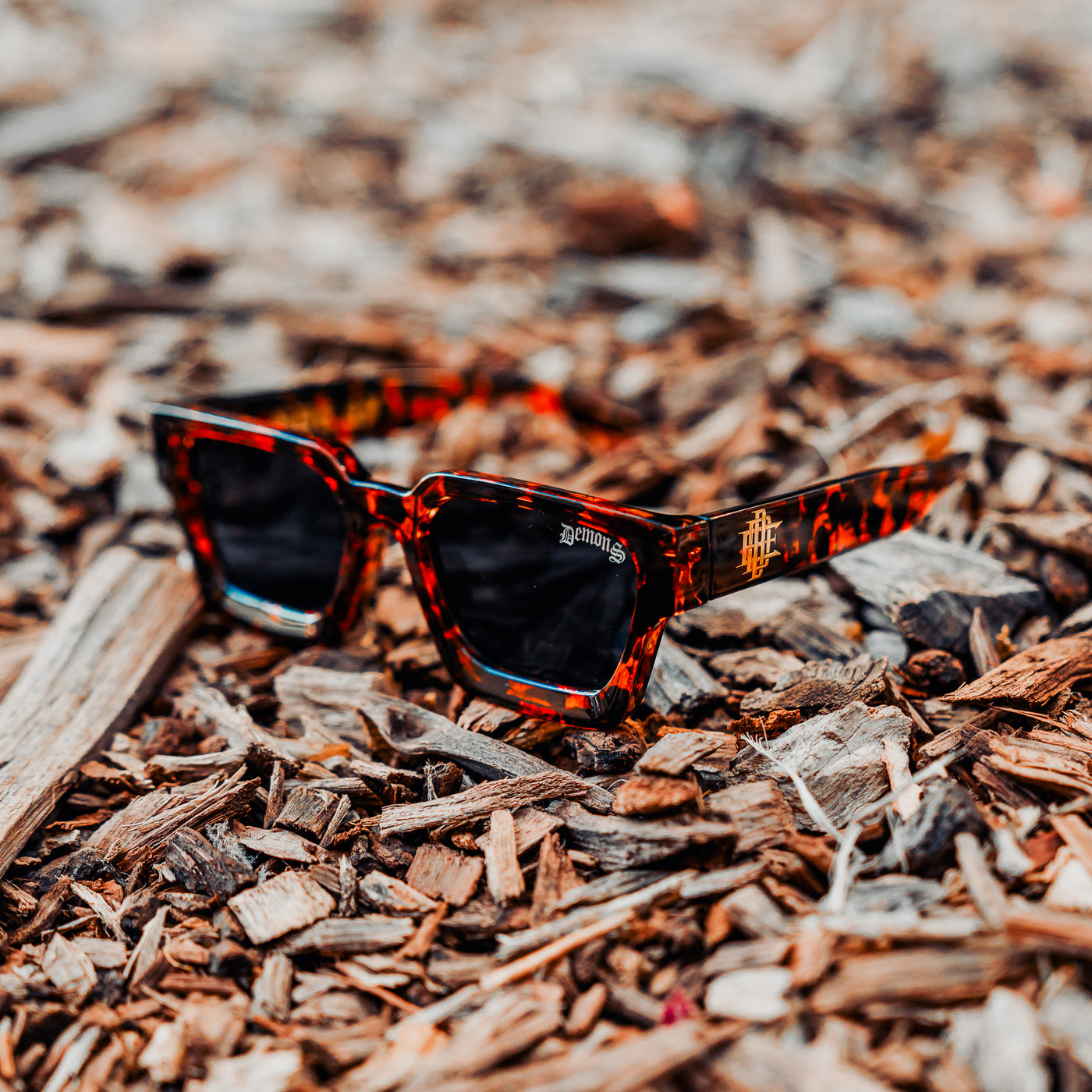 Demons Sunglasses [ Brown Tiger ]