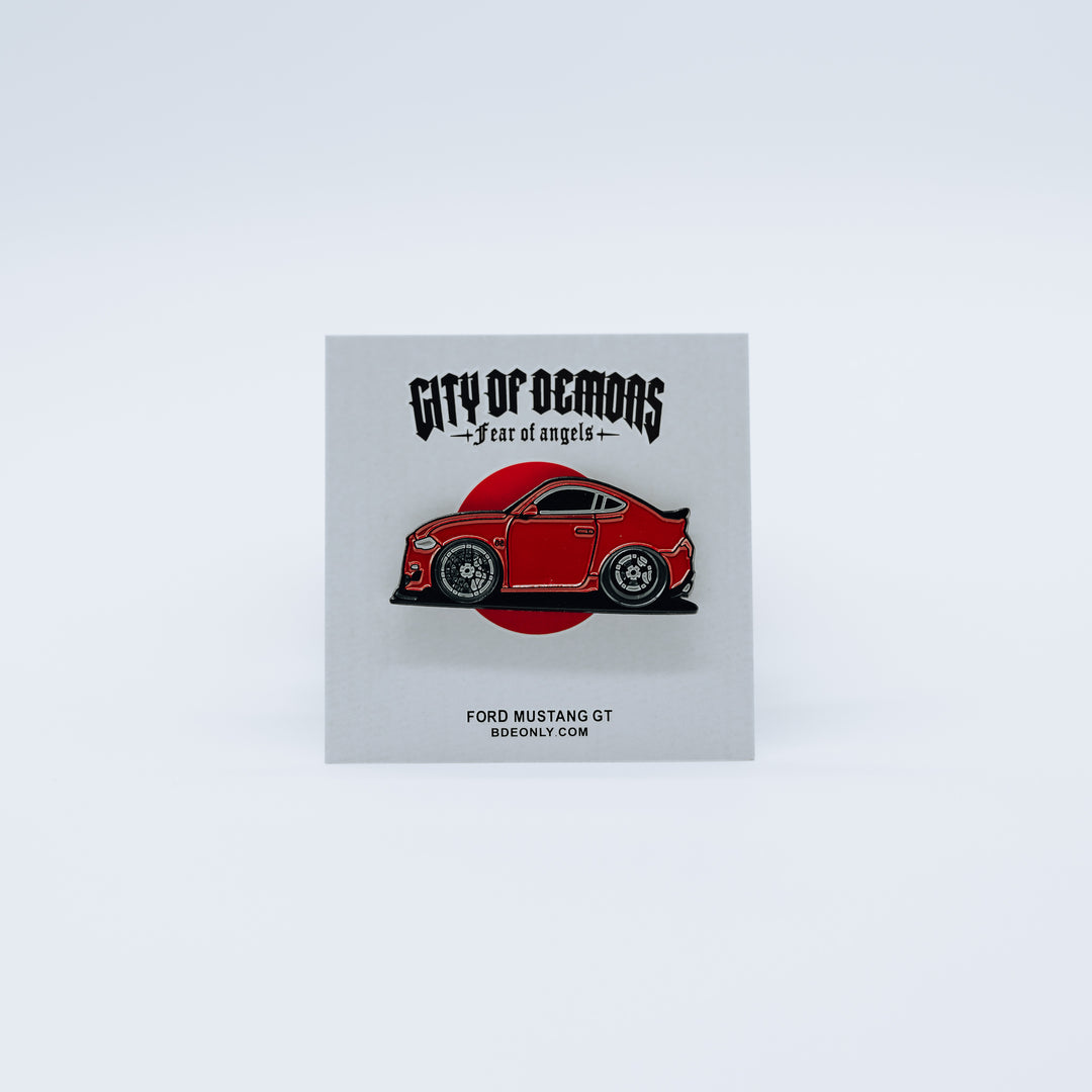 Big Tire Mustang Pin