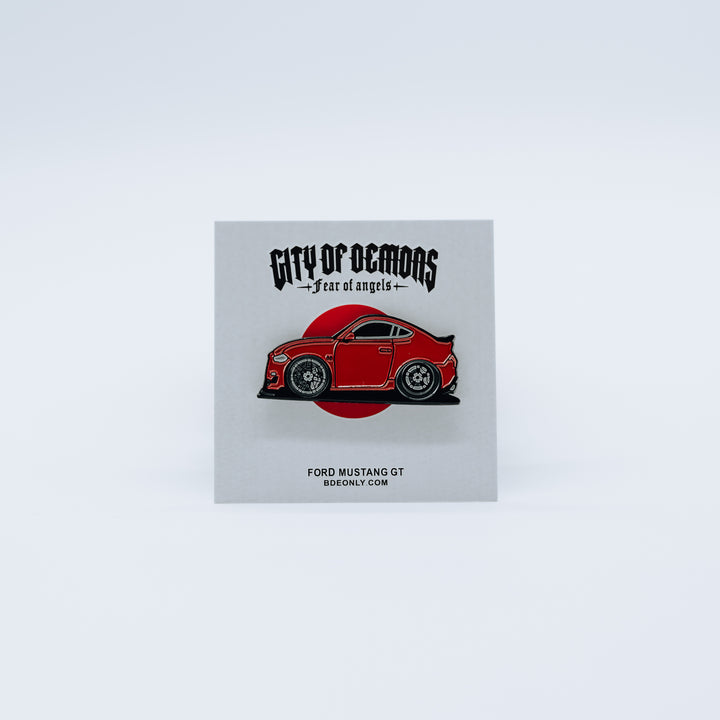 Big Tire Mustang Pin